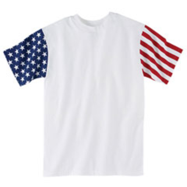 Men's Stars & Stripes Patriotic T-Shirt Thumbnail