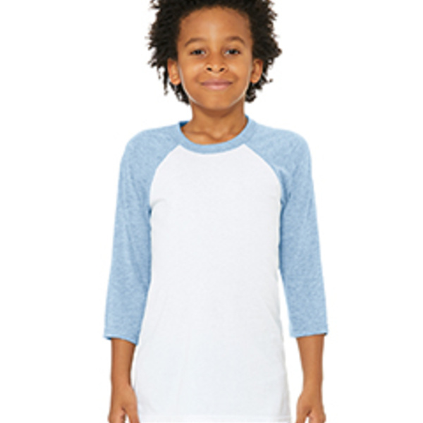 Youth Three-Quarter Sleeve Baseball T-Shirt Thumbnail