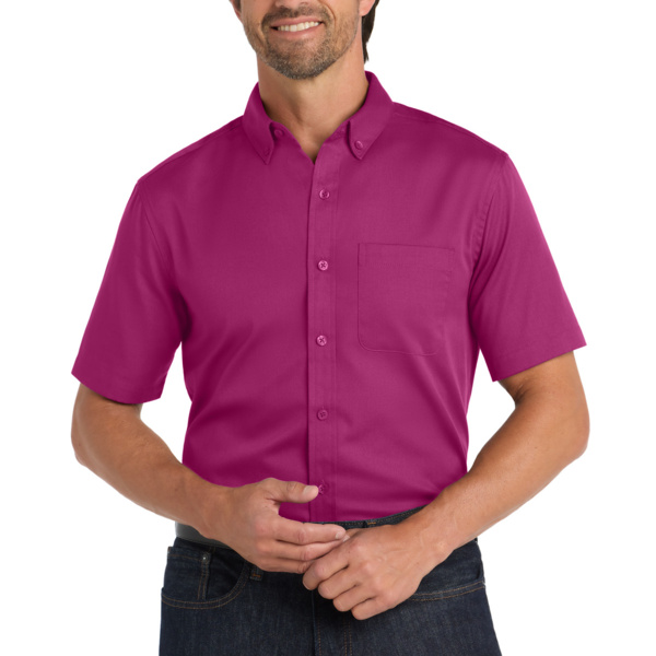 Short Sleeve SuperPro React Twill Shirt Thumbnail
